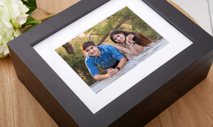 8x10 Black Folio Box