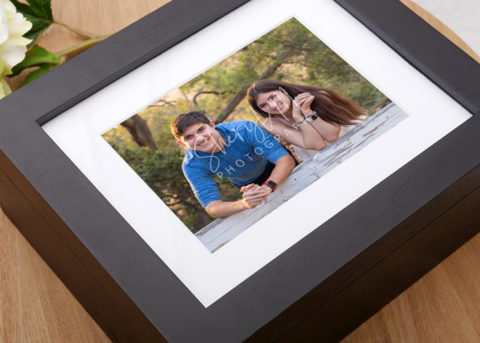 8x10 Black Folio Box