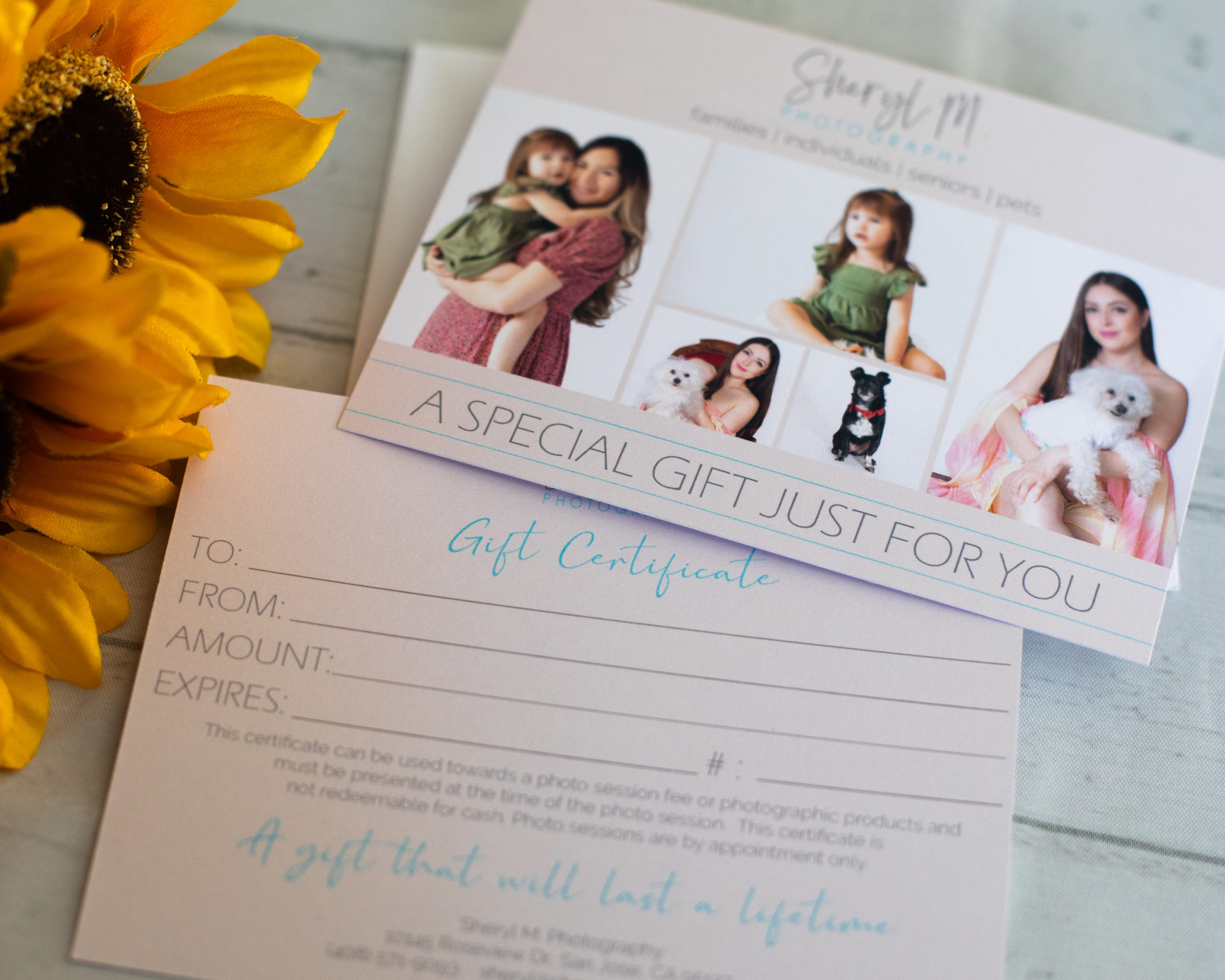 gift certificate photo