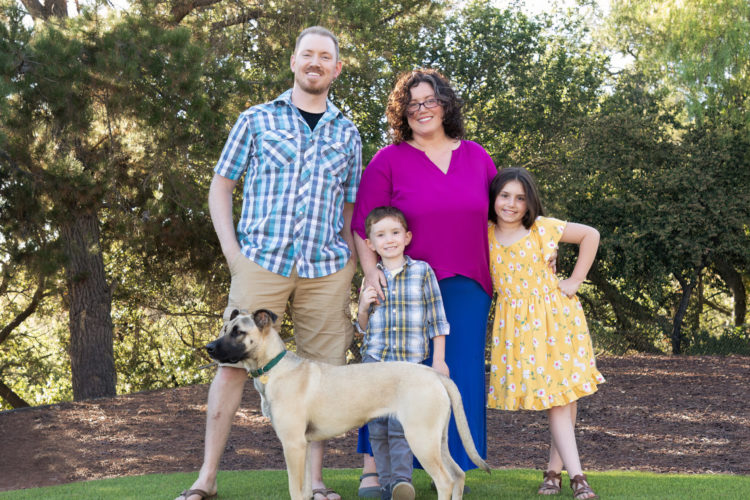 family outdoor portrait photography san jose